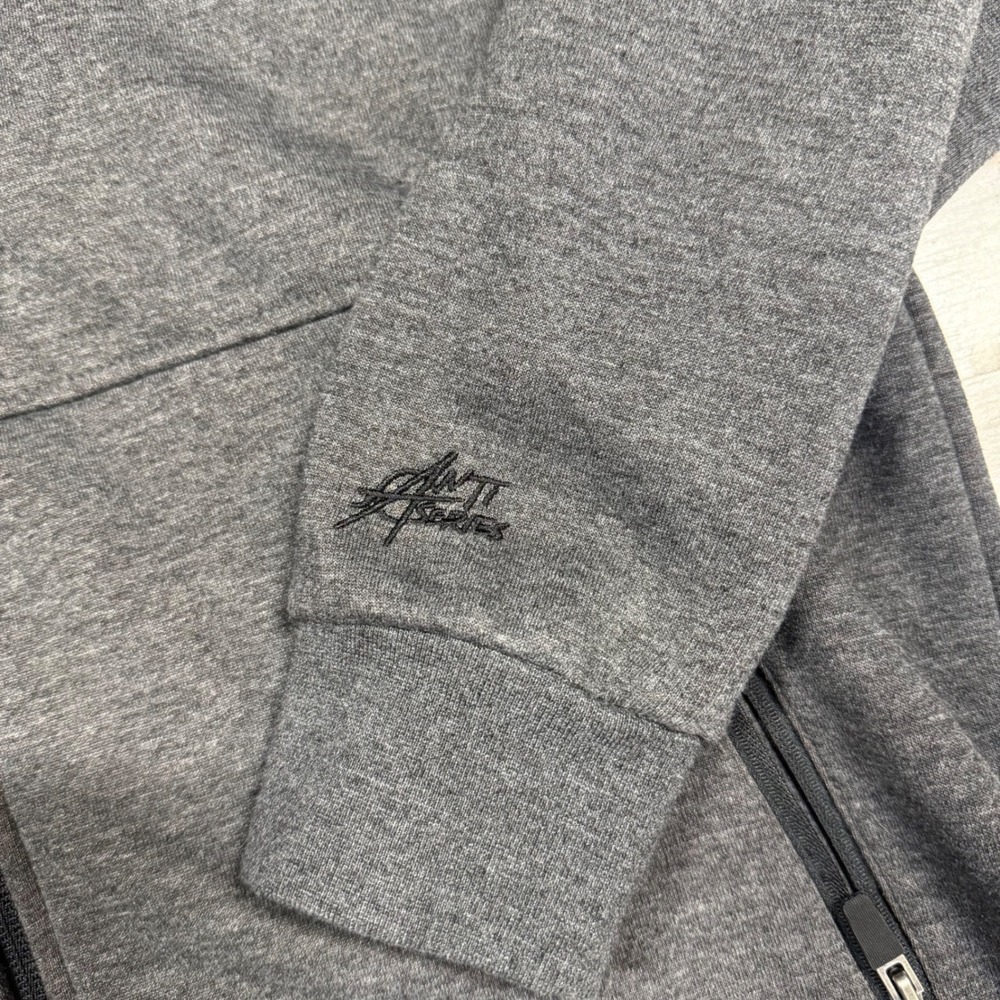 NWOT Rip Curl Departed Anti Series Fleece Hoodie Jacket‎ Dark Gray Size 16 XL - Picture 4 of 11